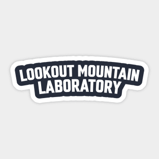 LOOKOUT MOUNTAIN LABORATORY Sticker